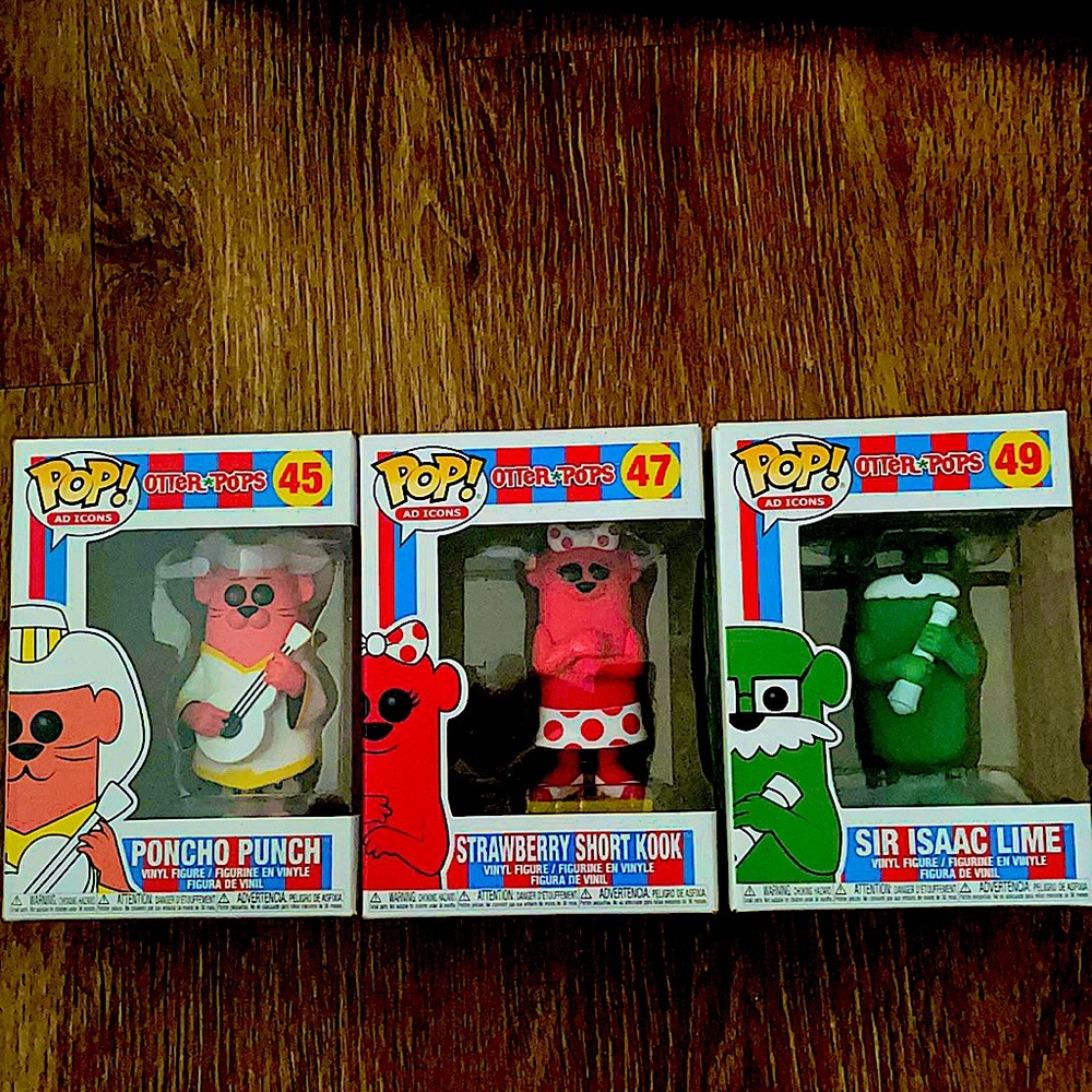 Funko pop 45, 47, 49 OTTER POP